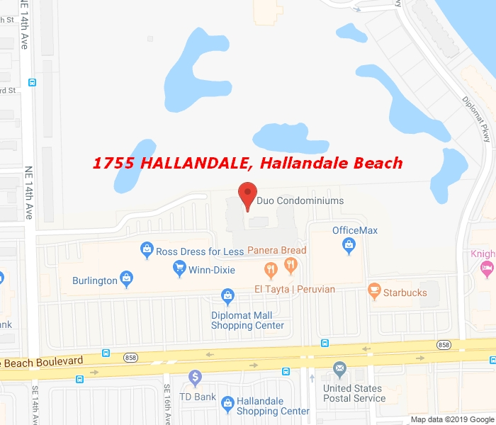 1745 Hallandale Beach Blvd.  #1708W, Hallandale Beach, Florida, 33009